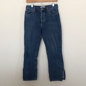 AGOLDE Riley high rise straight crop size 27